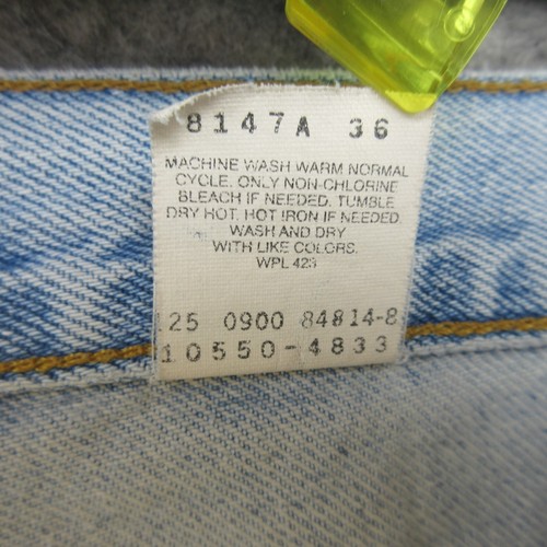 VTG Levis Jeans Womens 11 L Blue 550 Relaxed Tapered Mom American Y2K Denim - Picture 23 of 23