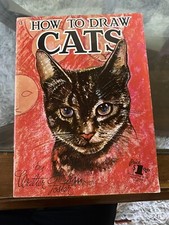 How to Draw Cats Book by Walter Foster 13 Vintage Art Instruction Book kittens