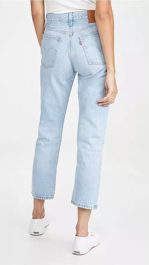 Levi s Women s Premium 501 Crop Jeans Luxor Ra 31 eBay