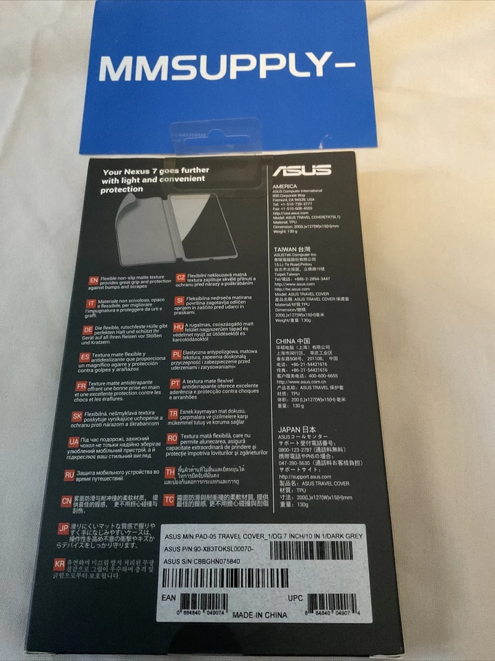 BUNDLE Asus Google Nexus 7 2012 32GB 1st Gen + Travel Cover (Dark Grey 1st Gen) - Image 4 of 4