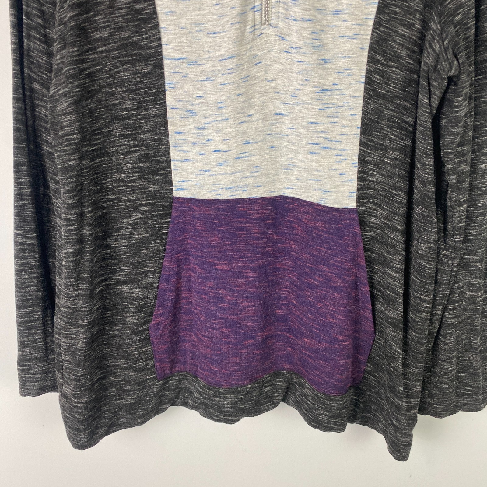 Chicos Weekends Patch Colorblock Half-Zip Pullove… - image 3
