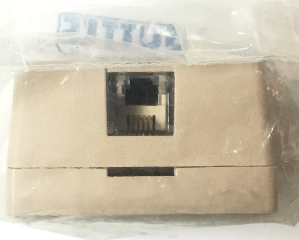 Suttle 4 6 Pin RJ11 & RJ25 Combo Modular Wall Jack Plug Telco Box