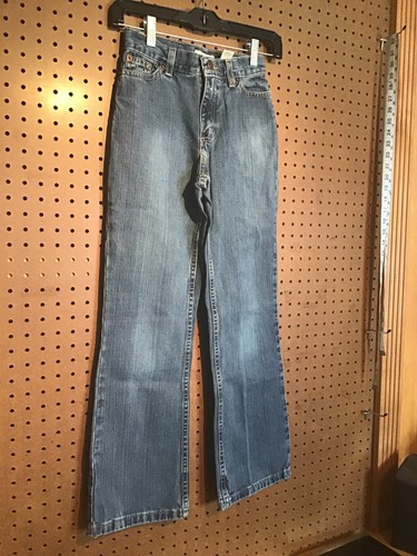 SO Girl’s 14 Slim Blue Jeans 25.5” Inseam, Slight Flare EUC #19 - Picture 2 of 6