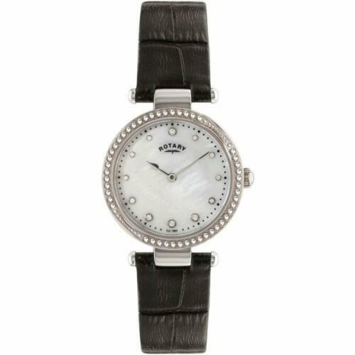 Orologio Donna Rotary Elegance LB05136/41 – Quadrante MOP, Bracciale Bicolore, Funzione Fase Lunare E Calendario