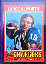 LANCE ALWORTH & MORE NFL 1960'S,1970'S,1980'S SINGLE STAR CARDS PICK PLAYER