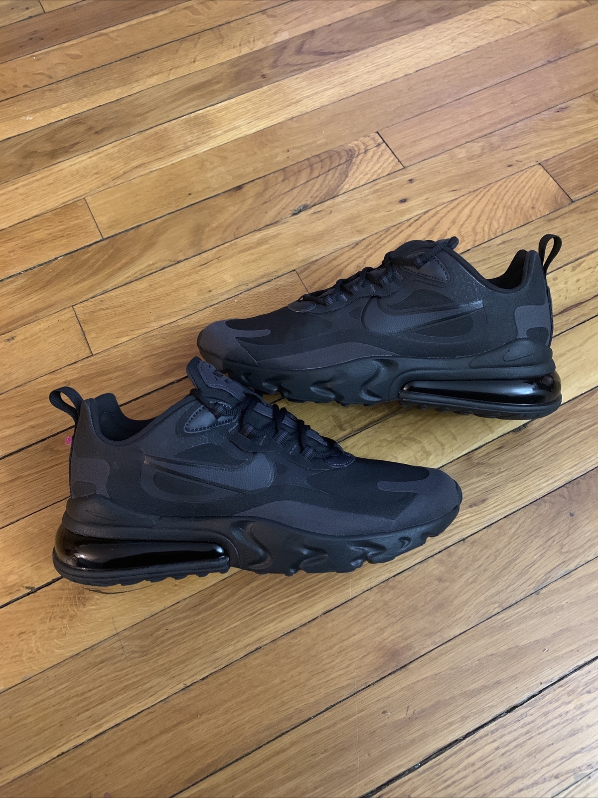 Size 8 Nike Air Max 270 React Triple Black For Sale Online Ebay