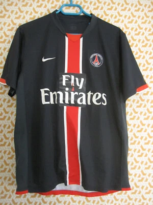 Maillot PSG Paris Saint Germain Fly Emirates 2007 shirt home Nike jersey - M - Photo 1/4
