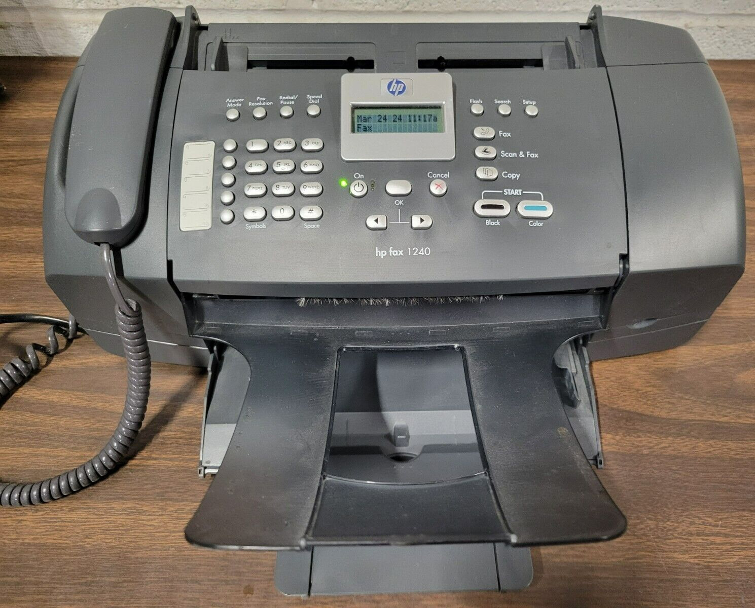HP 1240 Inkjet Fax Machine Telephone Scan Print Fax CN578GH1NX