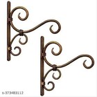 THINK N CRAFTS INDIA:Latest Wrought Decorative Wall Hanger Hooks (Golden Antique