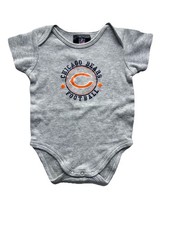 Chicago Bears Baby Boy 3-6M Short Sleeve Grey Bodysuit 277