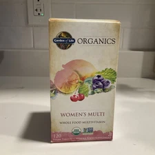 Garden of Life Mykind Organics Women's Multivitamin 120 Tablets) Exp 1/2027