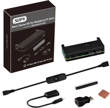 Geeekpi Case for Raspberry Pi Zero 2 W Case/Zero W, with Aluminum Case,20Pin GPI