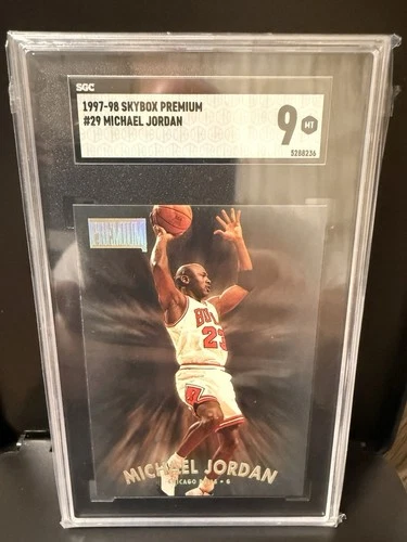 1997-98 Skybox Premium Michael Jordan #29 SGC 9 Mint - Chicago Bulls Card