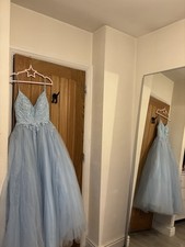 sherri hill prom dress blue