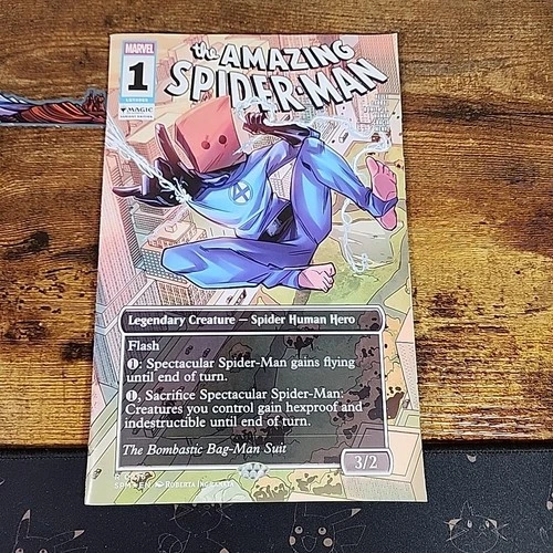 Pax West 2025 Exclusive MTG The Amazing Spider-Man #1 Magic Variant Comic - Used