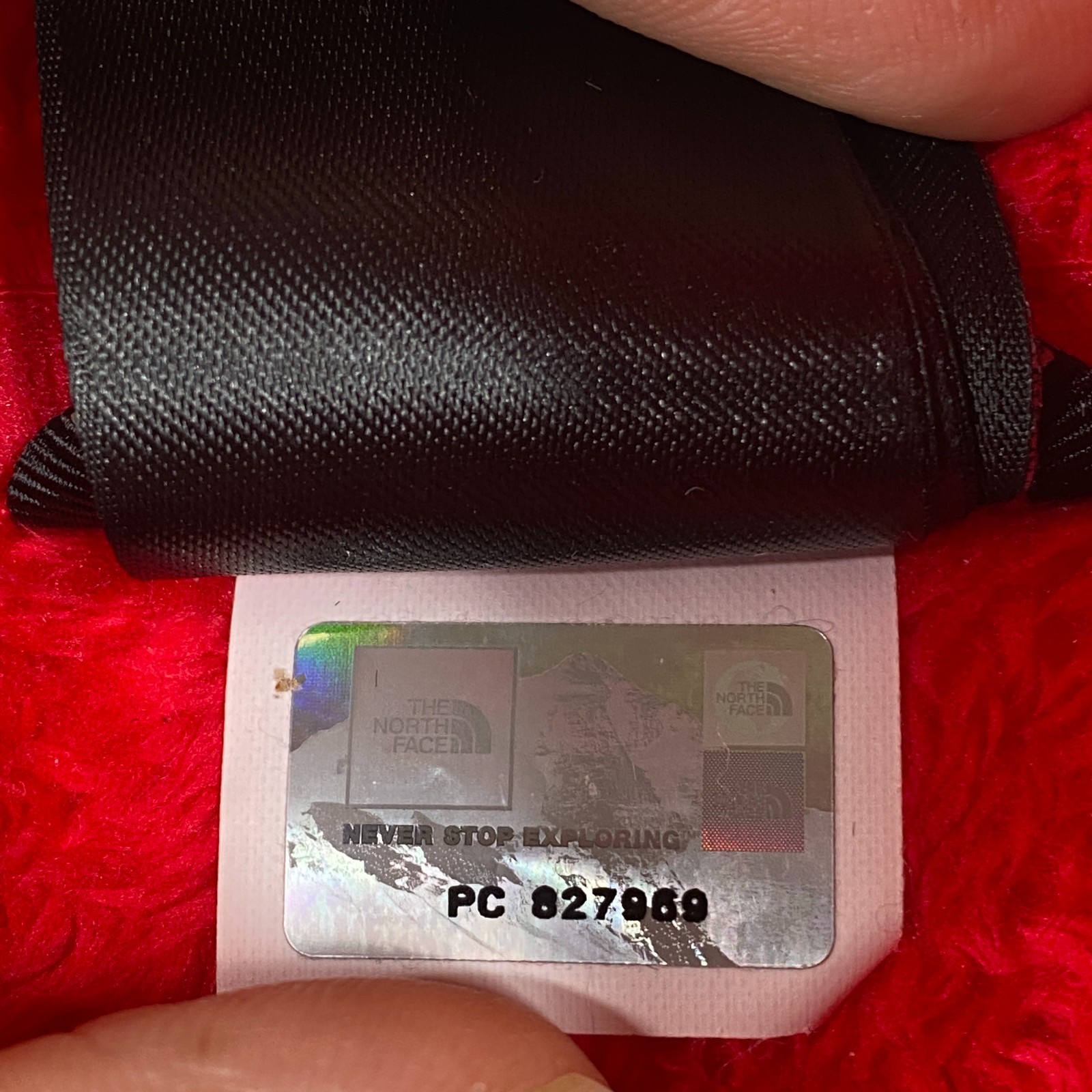 The North Face Osito Fleece Jacket Womens Large Red Full Zip Outdoors