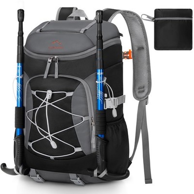 Wanderrucksack Herren Damen 40L Wasserdichter Rucksack Groß Trekkingrucksack ...