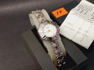 Vintage Zaria Ladies Manual Wind Watch NOS Made in Russia 90s Box,Papers