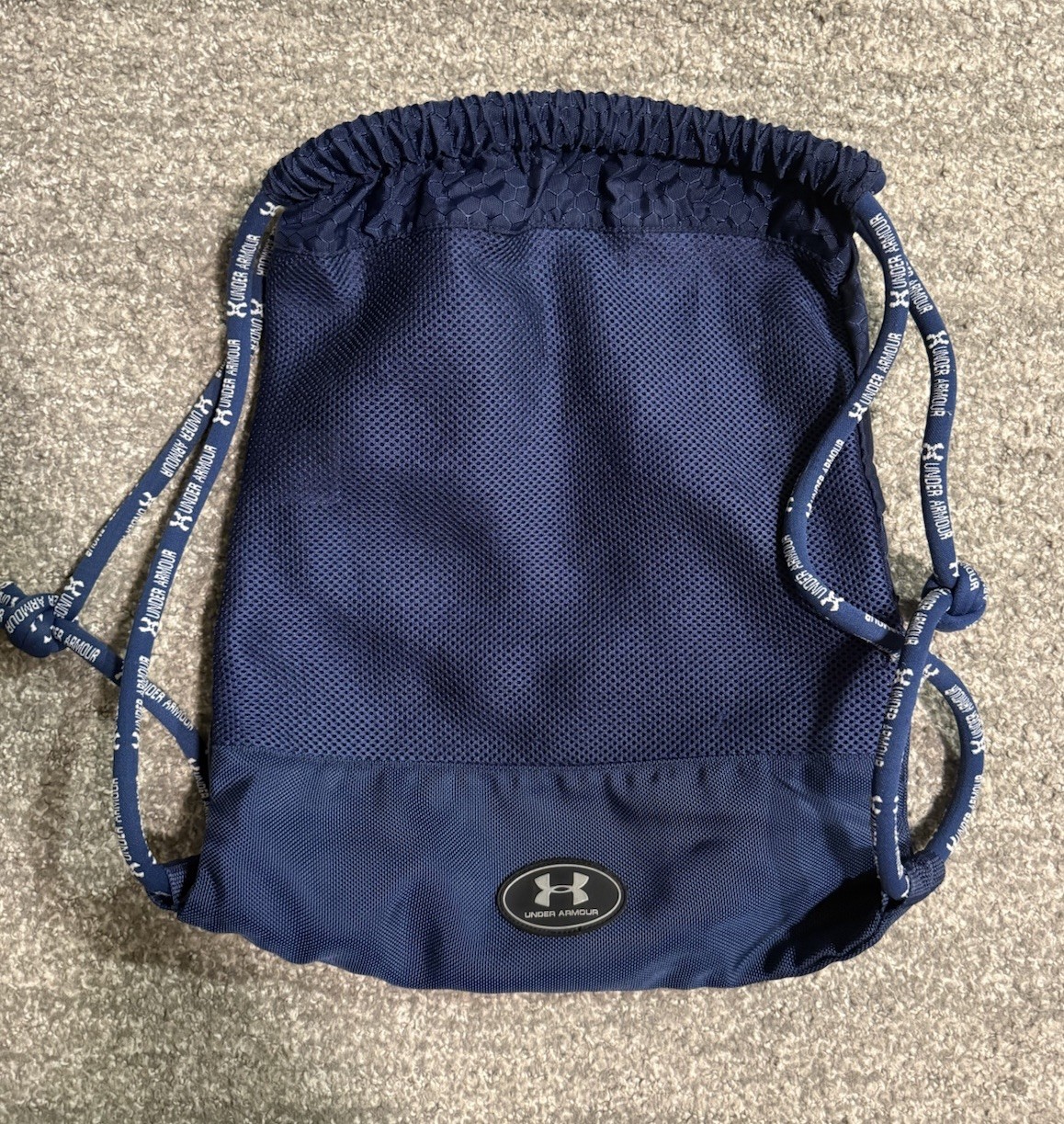 Under Armour Mesh Drawstring Backpack Sackpack 17… - image 3