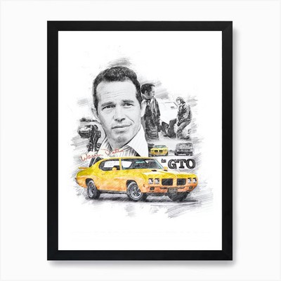 Warren Oats Kunstdruck gerahmt Wandbild Poster Leinwanddruck Bild