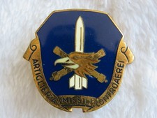 VECCHIO DISTINTIVO SMALTATO REGGIMENTO ESERCITO ARTIGLIERIA MISSILI CONTROAEREI