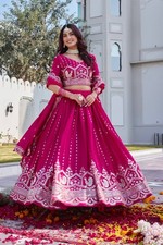 Ready made Lehenga Choli Bride Wedding Lengha Indian Party Sabyasachi Stitched L