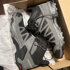 Salomon X Ultra 4 Mid GTX Black Gray Waterproof Hiking Trail Boots Men's Sizes