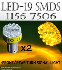 Icbeamer 4 Pcs 1156 Led 19 Smd Yellow Replace Front Turn Signal Light Bulb G110 Icbeamer 4 Pcs 1156 Led 19 Smd Yellow Replace Front Turn Signal Light Bulb G110
