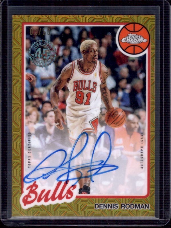 DENNIS RODMAN 2025-26 Topps 1980-81 Chrome Gold Refractor