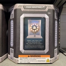 Disney Parks Marvel Iron Man Arc Reactor Mark 1 Light Up In Display Case Sealed!