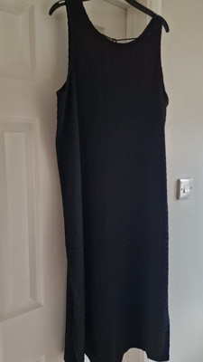 Matalan Black Maxi Beach Dress/Cover Up Size 18 UK