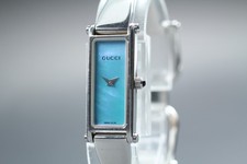 [Presque comme neuve] Montre pour femme GUCCI 1500L 12mm cadran bleu coque...