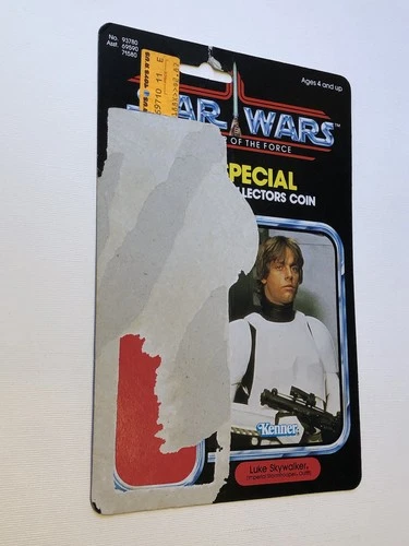 CARDBACK ONLY 1984 Vintage Star Wars Luke Skywalker Stormtrooper LAST 17 POTF