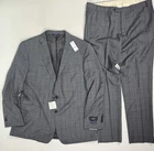 Brooks Brothers Men 48L Gray Marzotto Wool Regent Fit Suit 37x32 (38x31) NWT