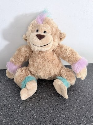 Ganz Webkinz Mohawk Monkey colorful hair plush only HM623