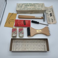C.S. Osborne Upholstery Tool Kit No. B-4 Repair That Chair In Box USA With Tacks