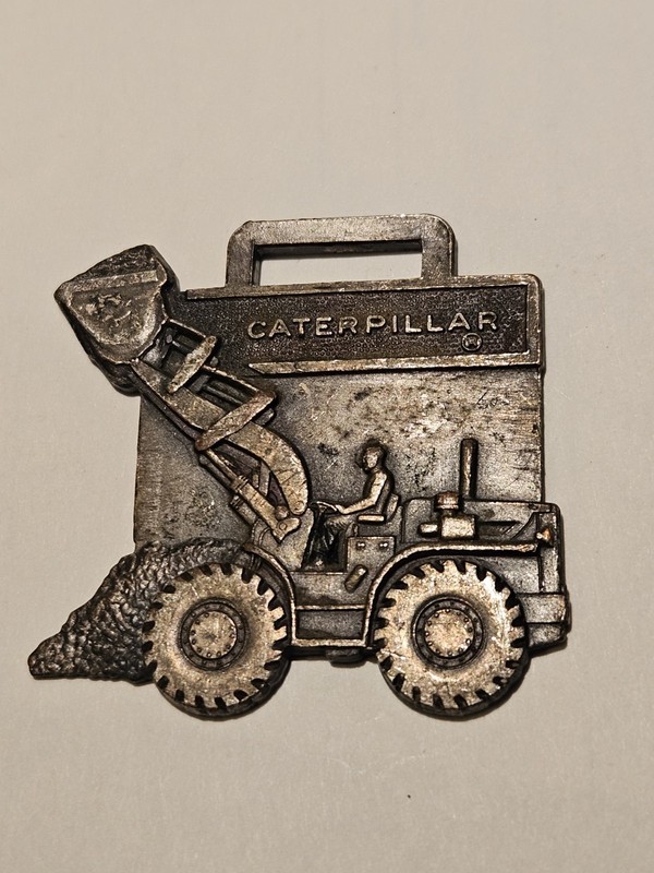 Vintage "The Highway Equipment Company" Cincinnati Caterpillar Loader Watch FOB