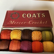 BOX OF COATS MERCER CROCHET COTTON / THREAD NO 20