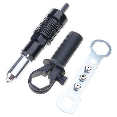 Alloy Steel RivetGun Conversion Kit for Electric Drill Riveter Power Hand Tool