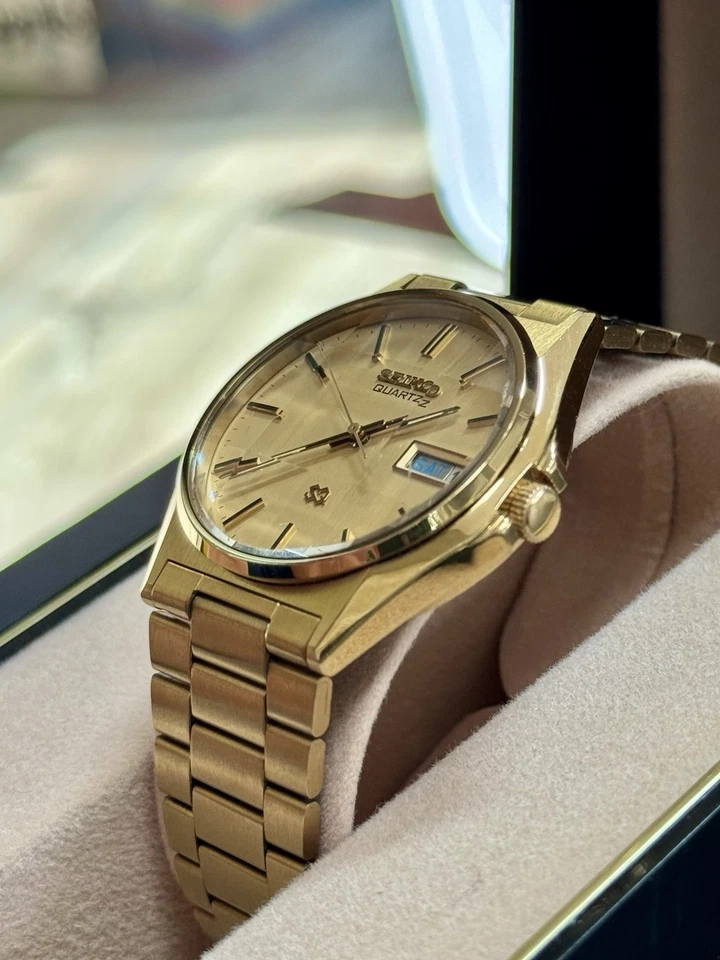 DEFECTUOSO dañado no funciona para piezas casi como nuevo Seiko SQ 69237140 Facet G3D Foto 4 de 4