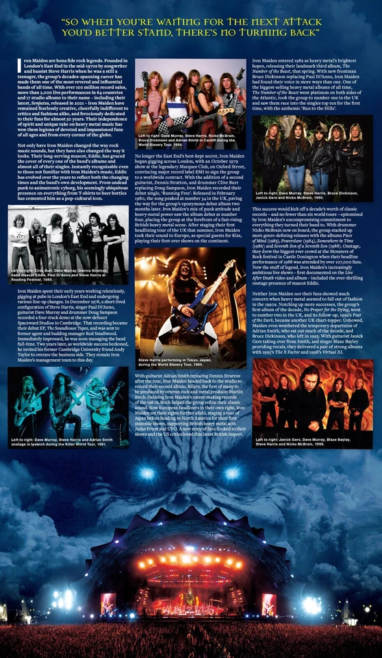 Iron Maiden Stamps Presentation Pack from Roya Mail   - Image 3 of 4