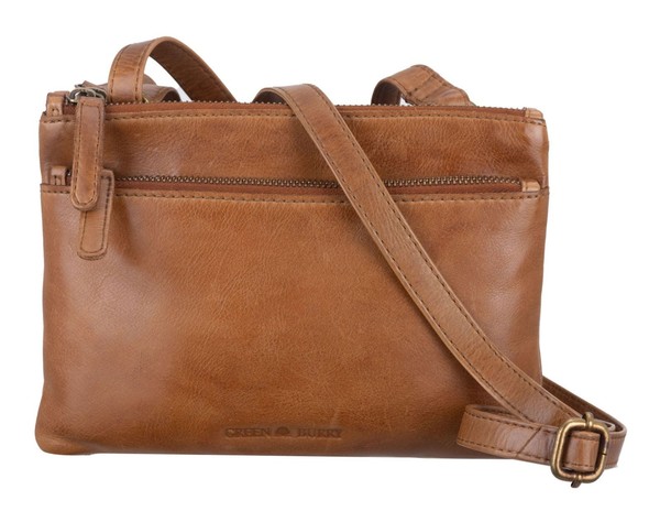 Greenburry Colombiana Rv Shoulderbag 3 Zip S UmhäNgetasche Tasche Nougat Braun-image