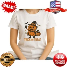 Funny Pumpkin Trick or Treat T-Shirt