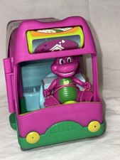 Fisher-Price Barney Friends Adventure Bus Toy with Barney Figure, 2024