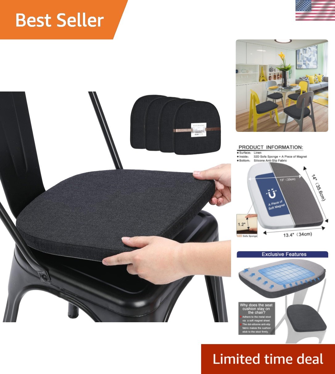 Set Of 4, Enhan...