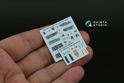 Quinta Studio 1/72 Su-17M4/Su-22M4 Detail Parts on 3D Decal for Modelsvit kits