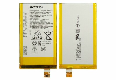 Batterie compatible avec Sony Xperia Z5 Compact E5803 E5823 LIS1594ERPC haute capacité 2700 mAh avec kit de démontage inclus