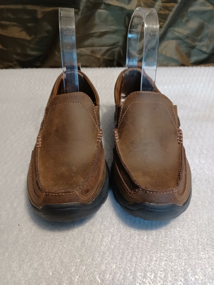 EUC Skechers Loafers, Brown Vintage Skechers Brown Leather Loafers Y2K Round Toe Chunky  main image 3