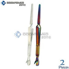 ODM 2 Nail Pincher Multifunction Magic Wand Silver  Multi Color Cuticle Pusher