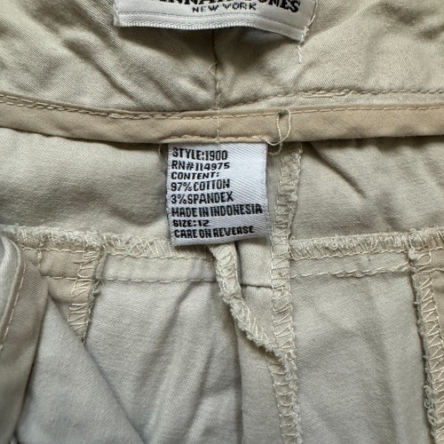 Hannah Jones New York Pants Ivory Women's Size 12 Womens Button Zipper Khakis - Picture 6 of 9